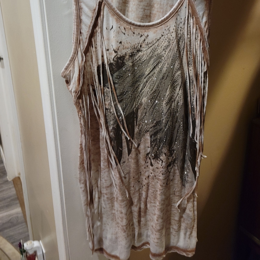 Rock n roll cowgirl tank